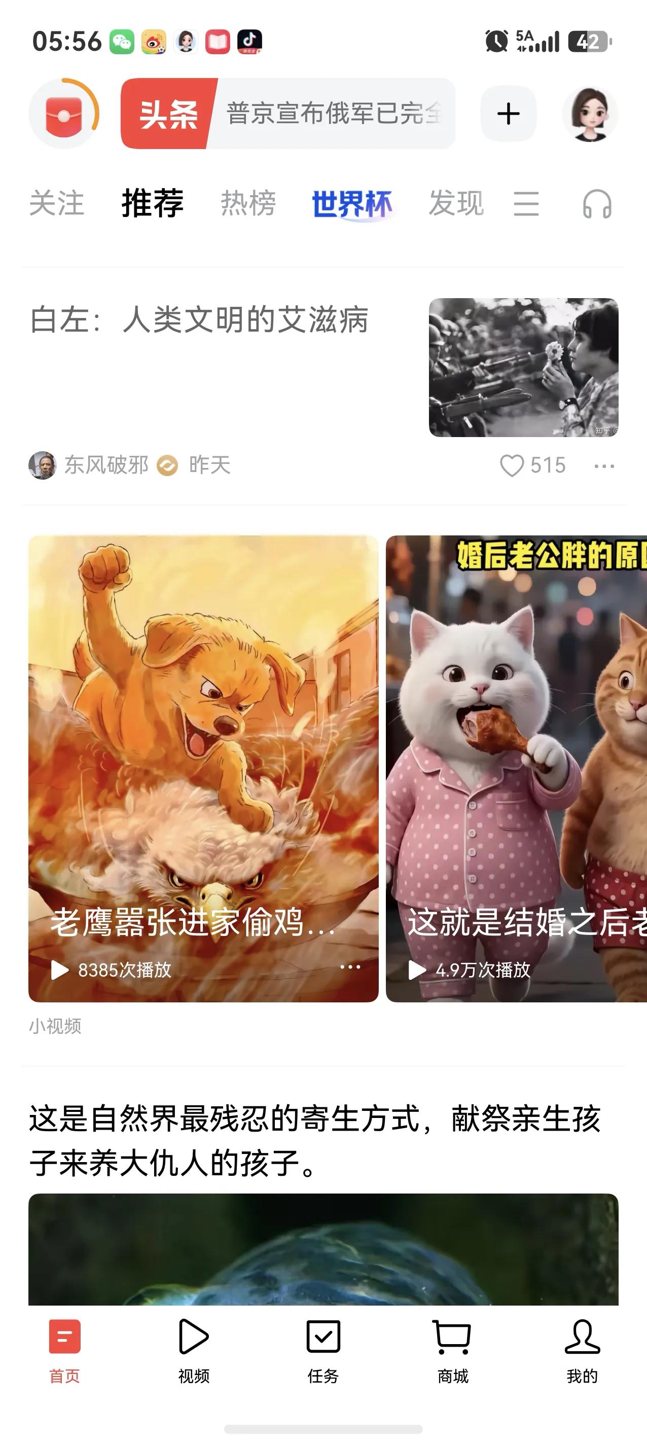 这个 up 主讲话太讨厌，他说左，白左是人类的文明的那个病。但是如果没有列宁这个