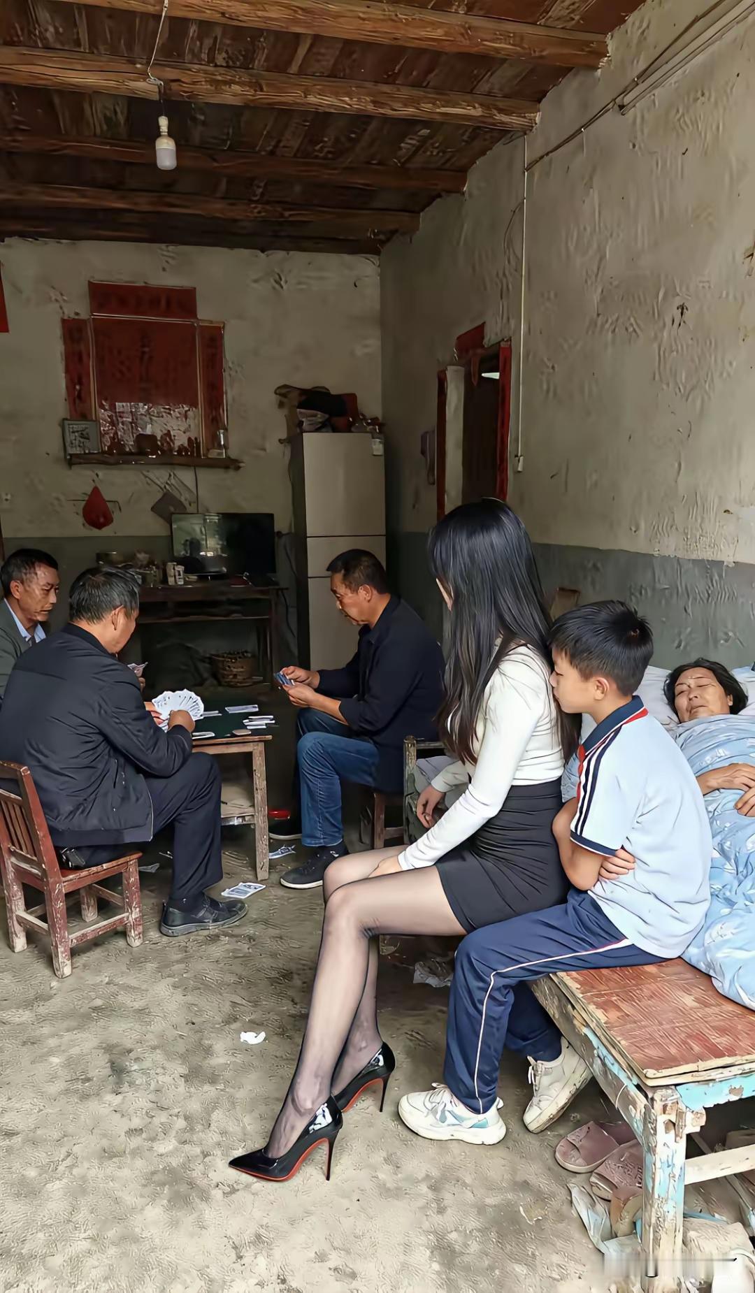 生病的妈妈上学的弟弟，赌博的爸爸破旧的家
这样的小姐姐谁敢娶[捂脸]