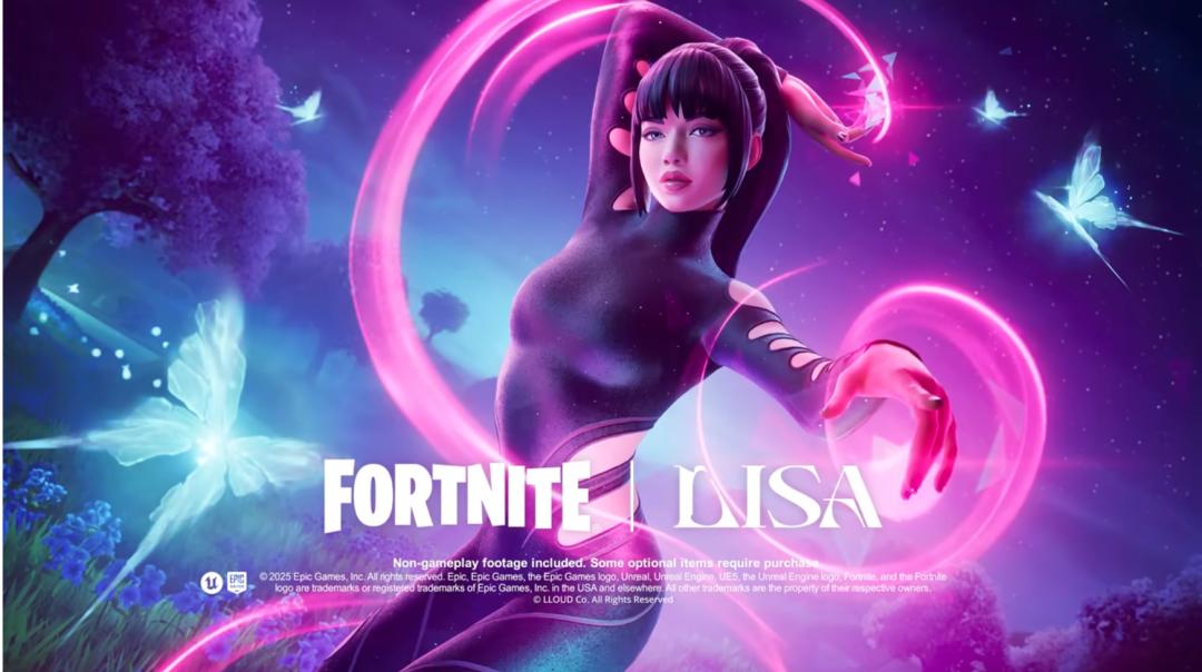 BLACKPINK 成员 LISA 将亮相堡垒之夜