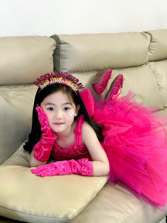 女儿今天也太美啦～～