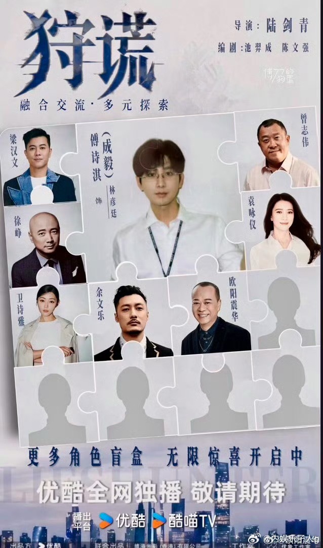 狩谎 欧阳震华成毅新剧狩谎这种形式还蛮好玩的…有种在港圈大咖里开盲盒的感觉…不知