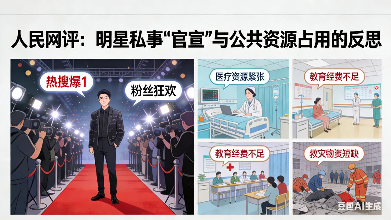 人民网评明星私事官宣：别让隐私消费吞噬公共资源
 
近日，娱乐圈明星各类私事“官