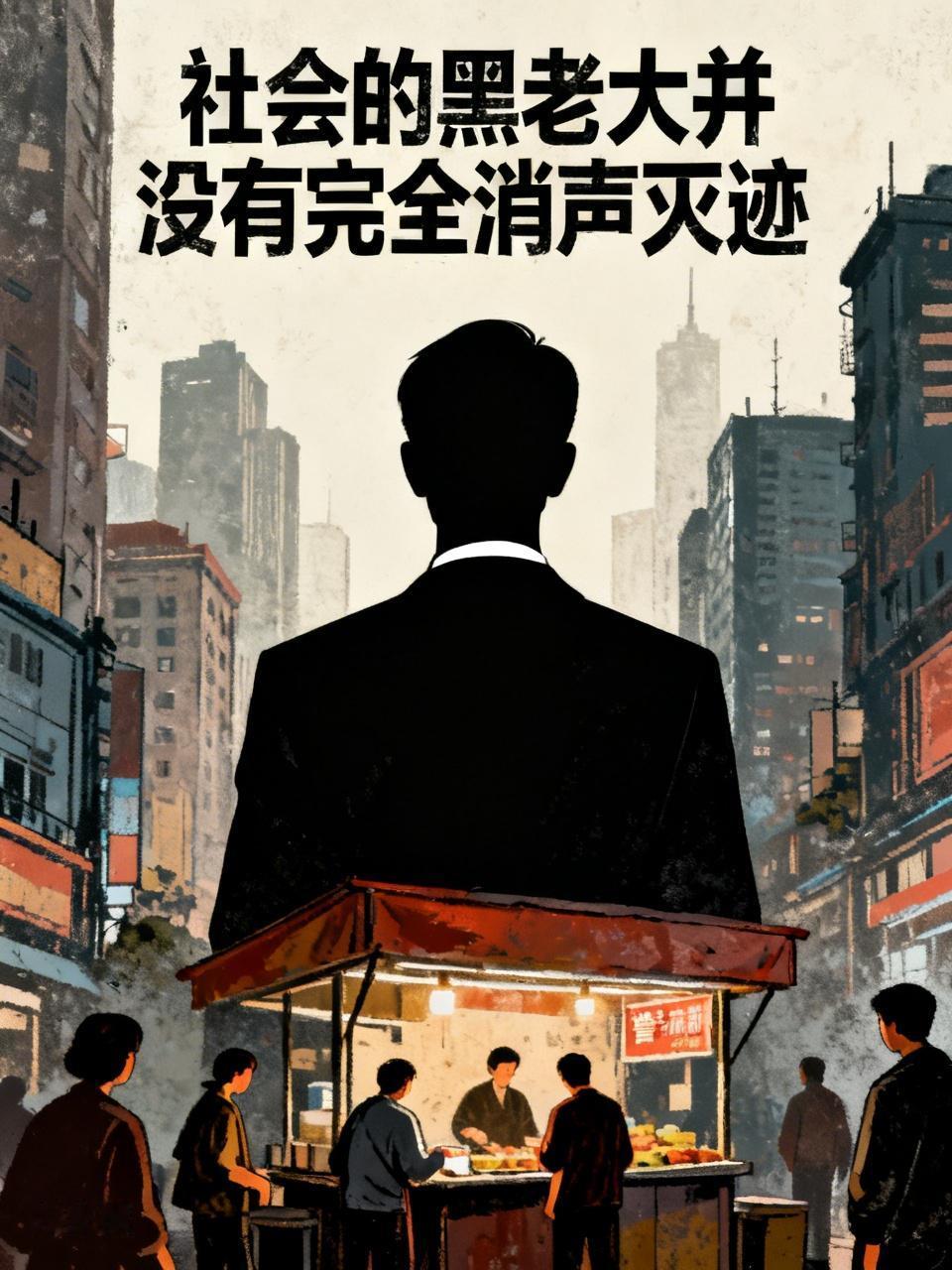 社会上的黑老大并未完全销声匿迹。曾经香港黑帮十分猖獗，回归之后才有所收敛。正如网