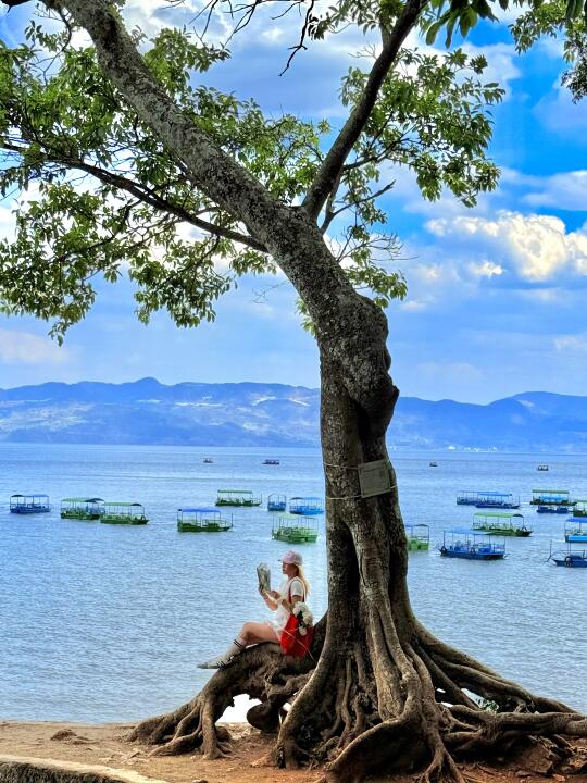 Live直出🌊抚仙湖真的美到Next level……