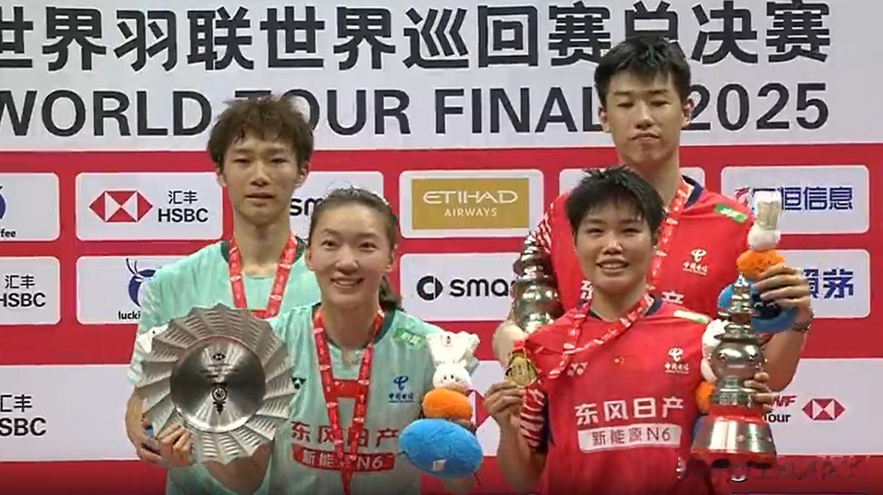 总决赛决赛战报，国羽1金4银2025年世界羽联年终总决赛
女单——冠军：安洗莹2