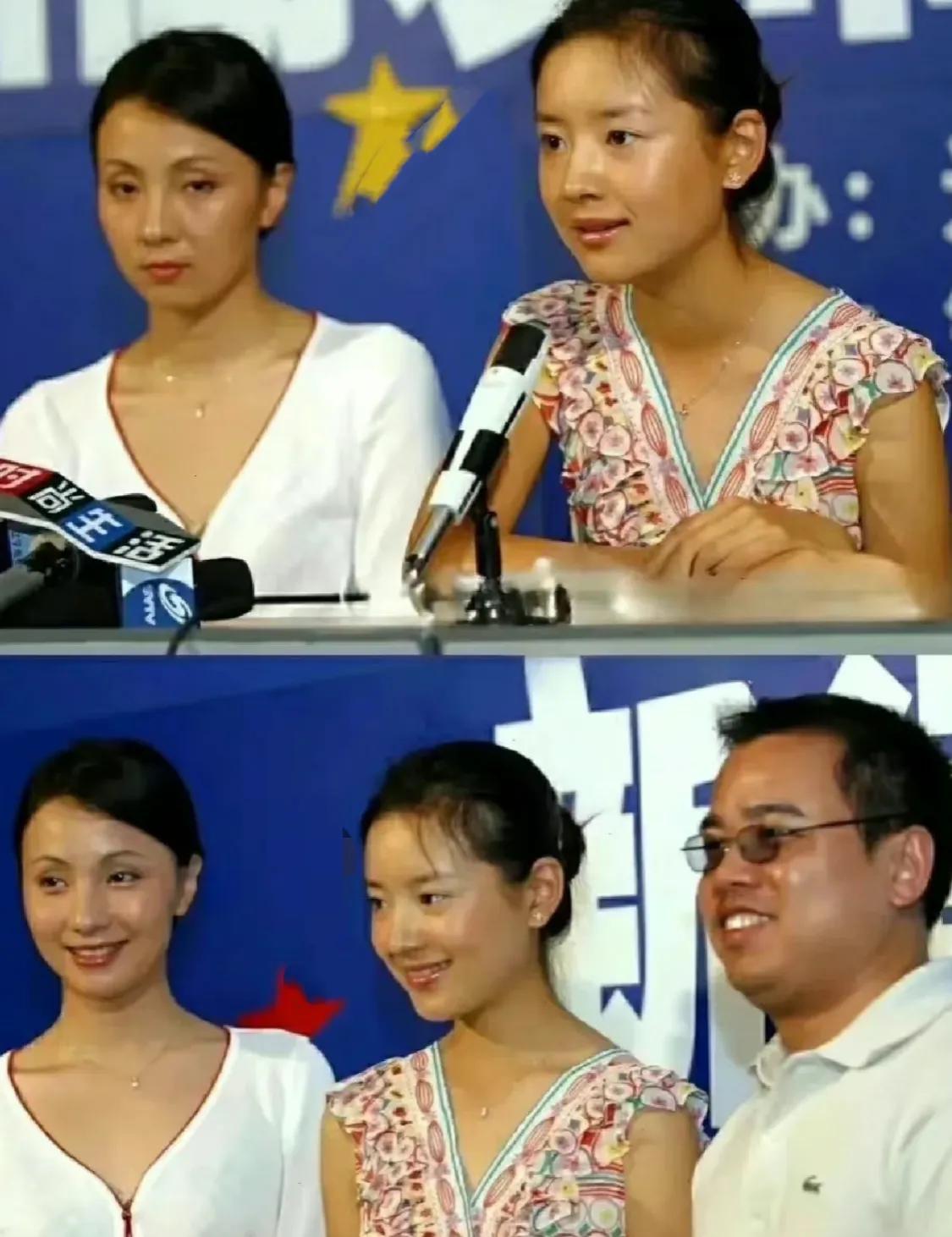 年轻时的董洁证明了，真正的美女和肤色无关，你看照片里这个时候的董洁和陶虹，皮肤全