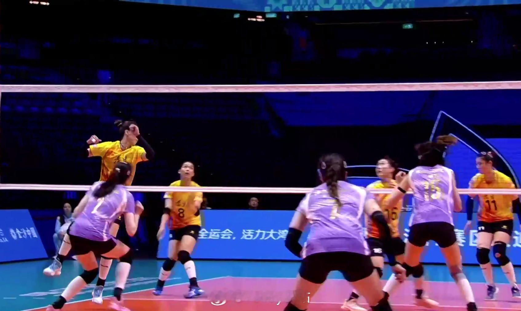 女排1/4决赛福建女排1比0天津女排（29-27）