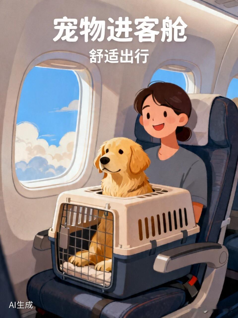 飞机上也能给宠物买座了？航司靠“毛孩子”赚钱，竟比卖机票还香！

  你有没有想