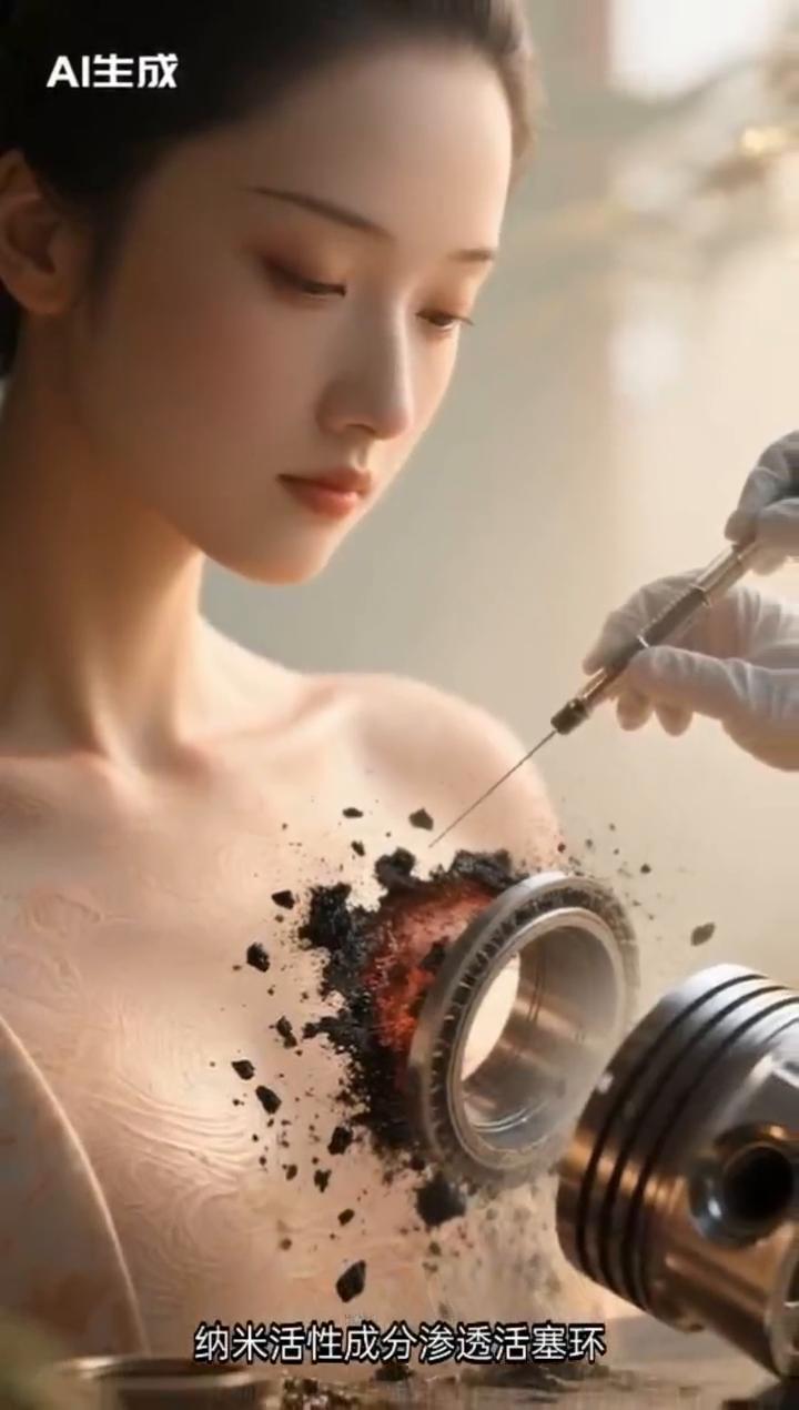 发动机烧机油为什么不建议泡缸盘轴？
汽修厂卷帘门升起，王磊望着发动机残骸，金属裂