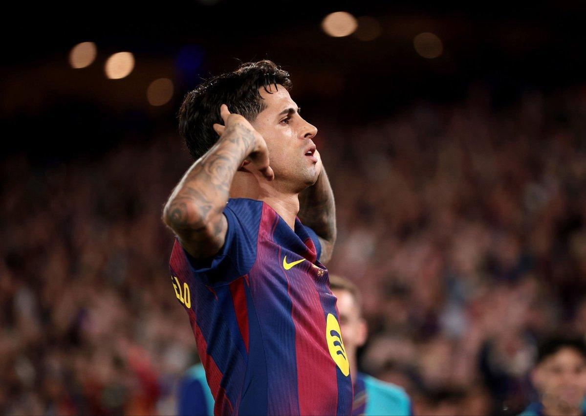 巴萨3比1贝蒂斯João Cancelo 