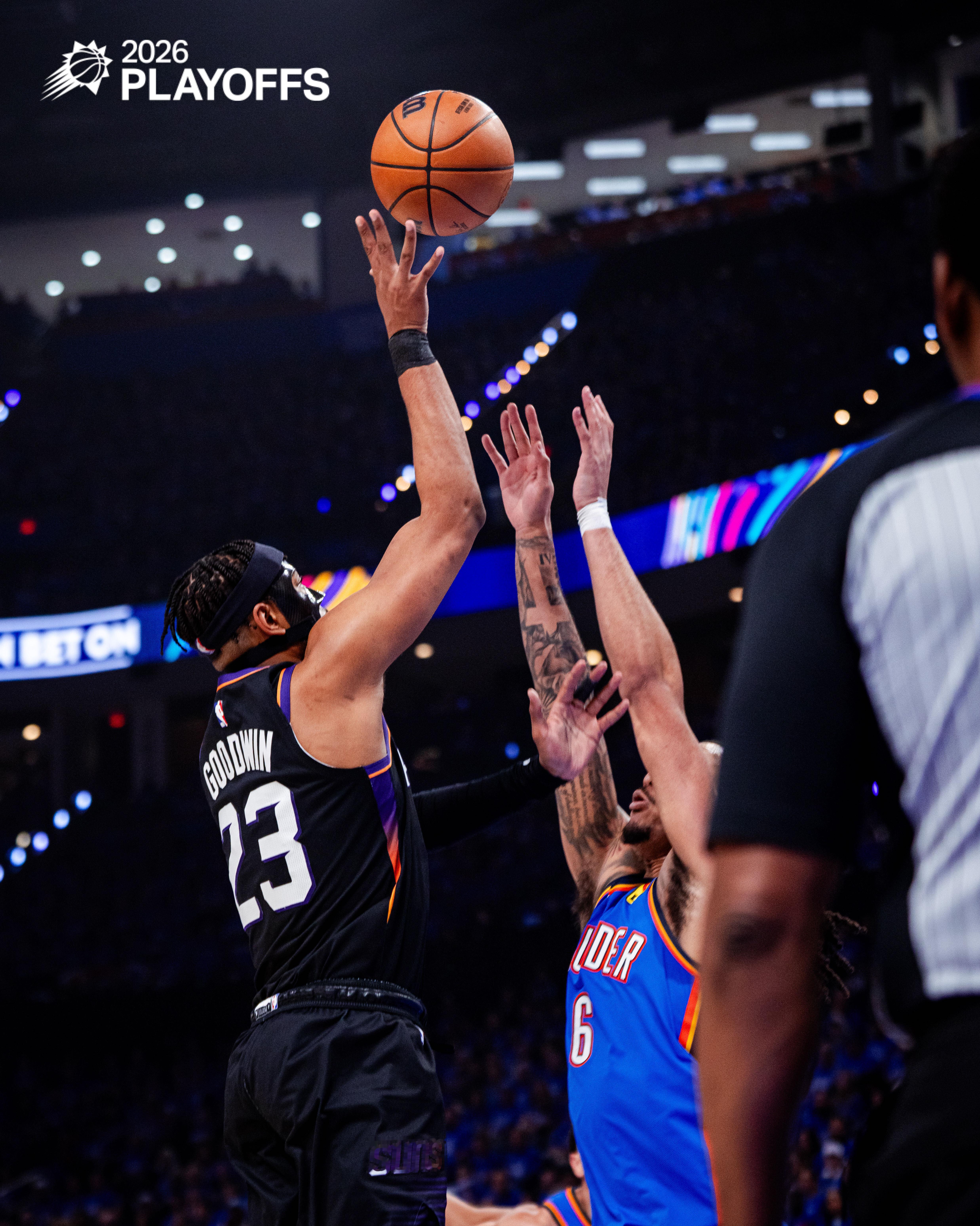 古德温抛投命中菲尼克斯太阳 ｜太阳vs雷霆