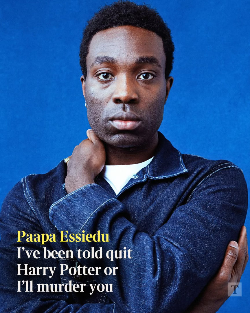 剧版《哈利·波特》“斯内普”演员帕帕·厄希度新写真他回应了选角争议，为此还收到死