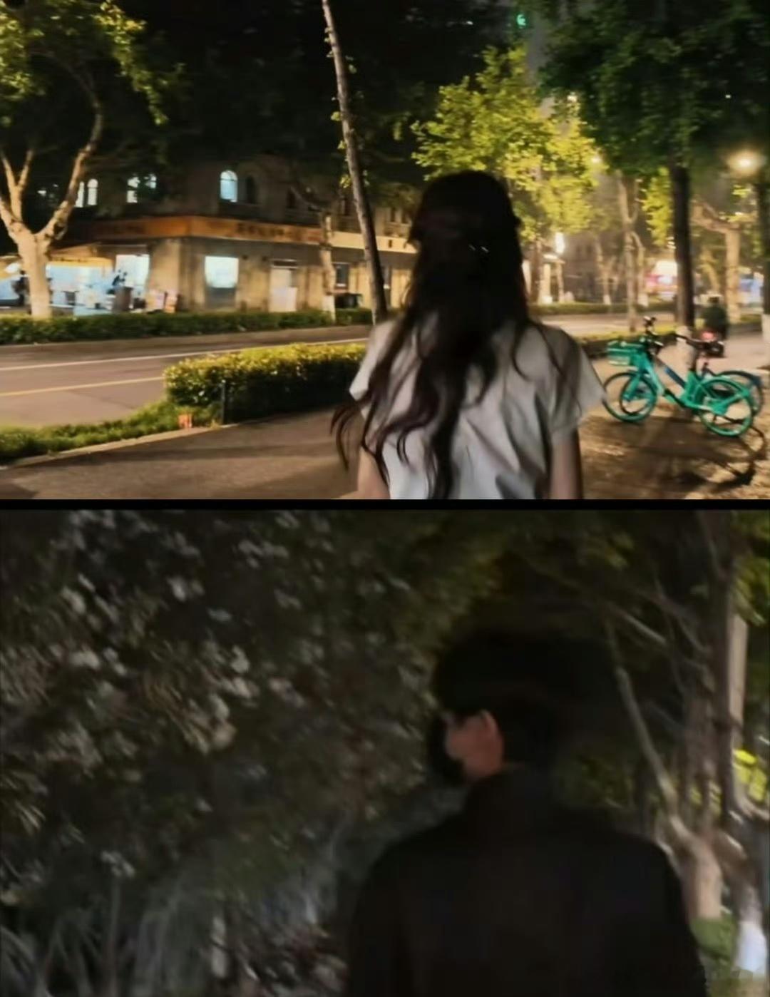 怎么张凌赫田曦薇深夜散步🍬热度这么高，两人都不是同个地点啊，张凌赫是回的母校张