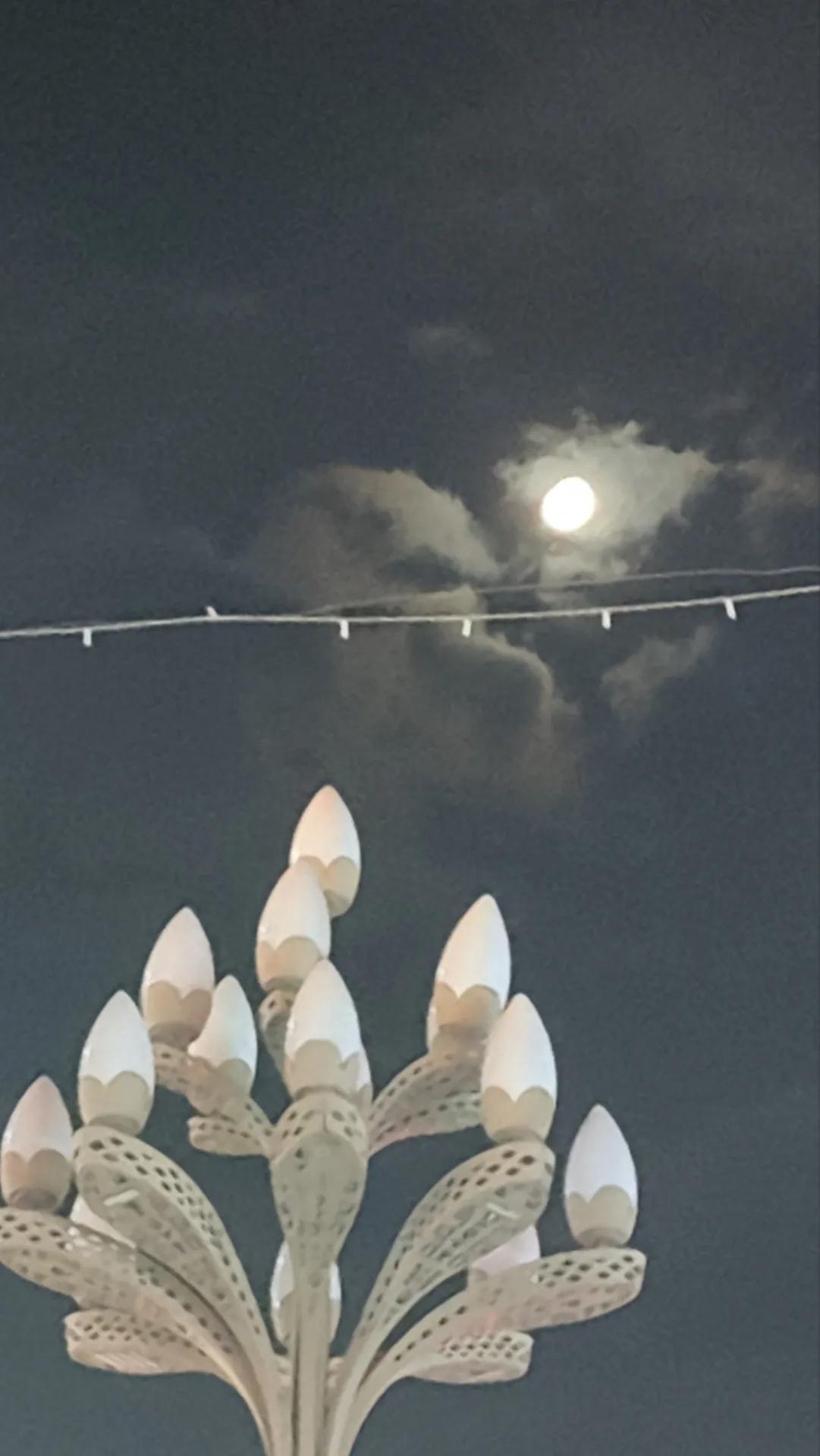 
翻出一张夜晚的随手拍。
糊得不行哈哈哈。