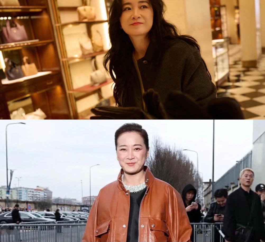 真是被网友的嘴笑死了，
贾玲米兰时装周的两套不同风格look
一会说人家有姜昆的