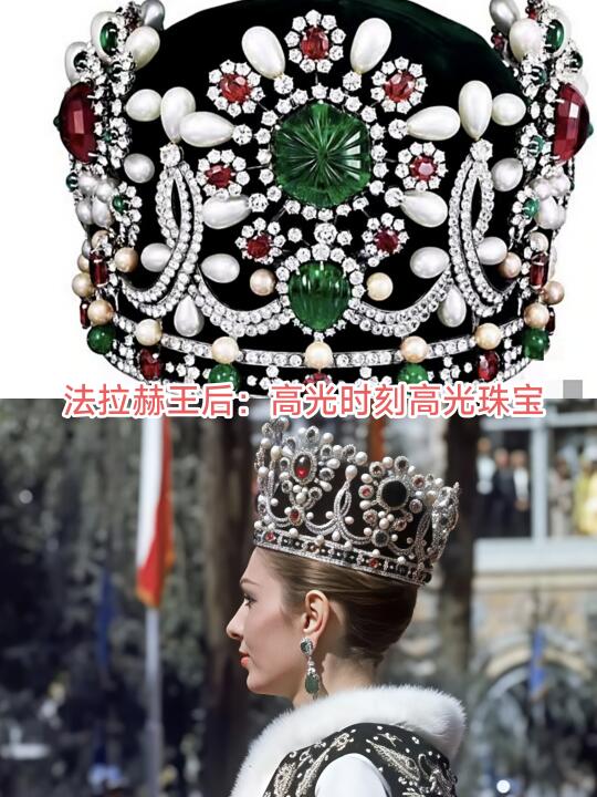 法拉赫王后：高光时刻顶奢珠宝来见证（十）
