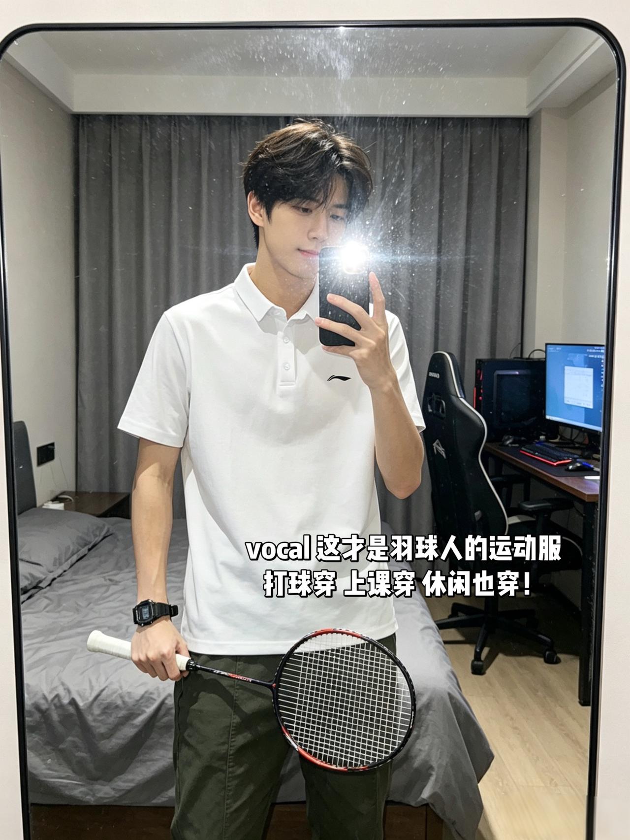 vocal 这才是羽球人的运动服
打球穿 上课穿 休闲也穿！