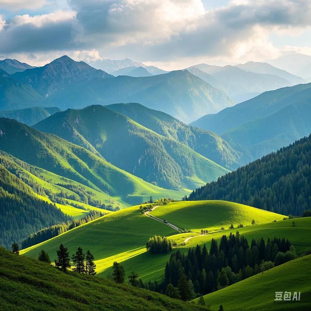 下联：绿水长歌蕴画情。
解析：上联中“青山”对下联“绿水”，皆为自然山水的典型代