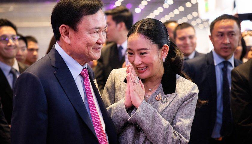 他信首次公开回应：洪森给佩通坦“下套”，“兄弟情”已破裂。7月9日，泰国前总理他