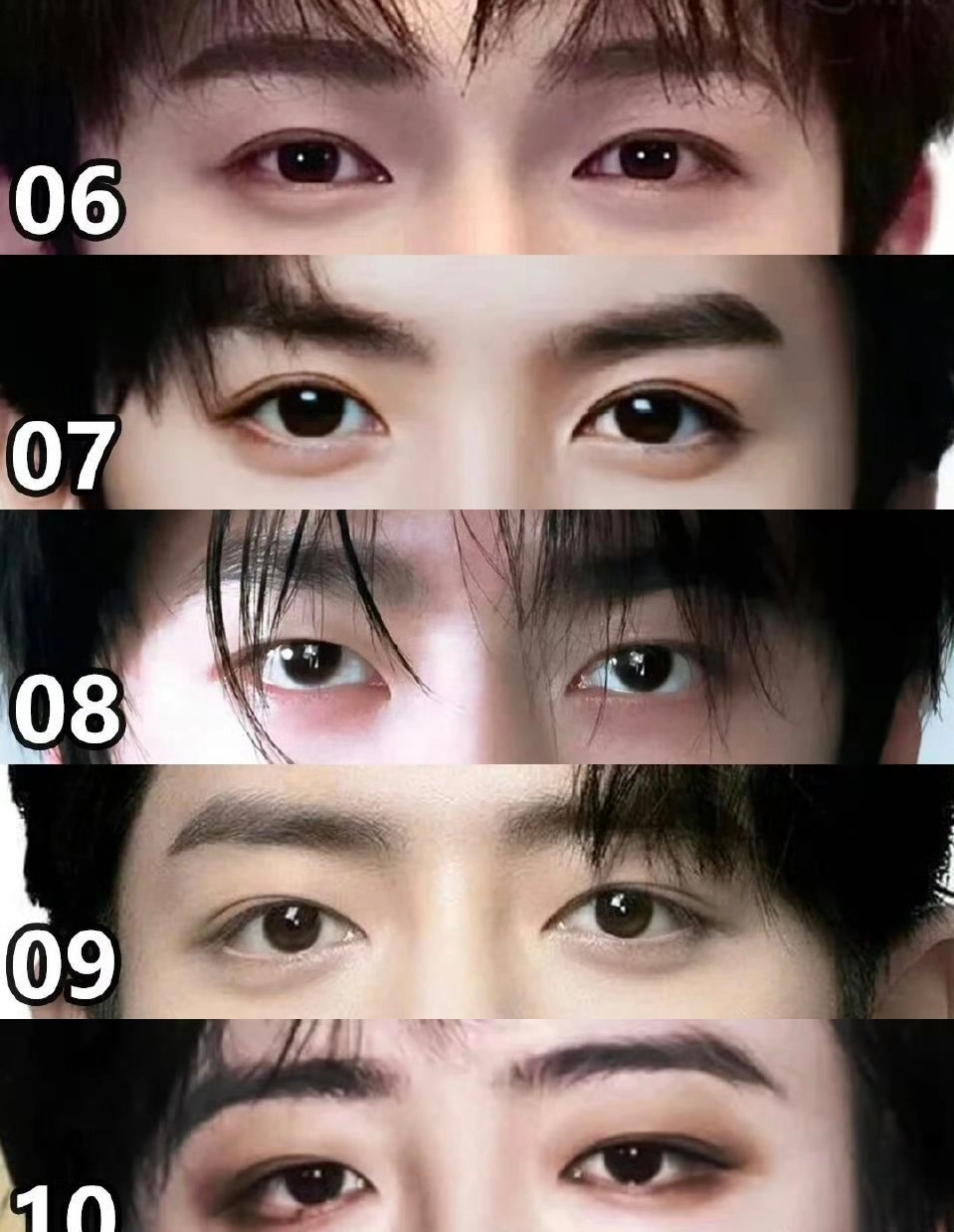 这十双眼睛，能认出几双？ 