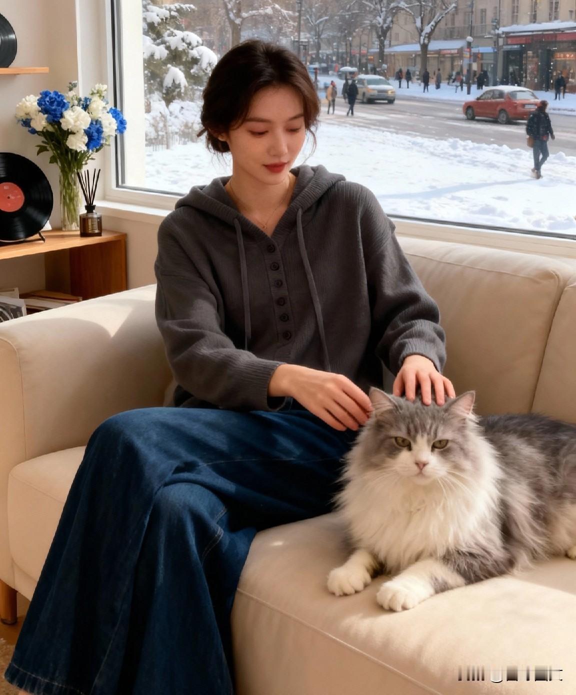 猫很可爱为什么有些女孩子很有气质呢?