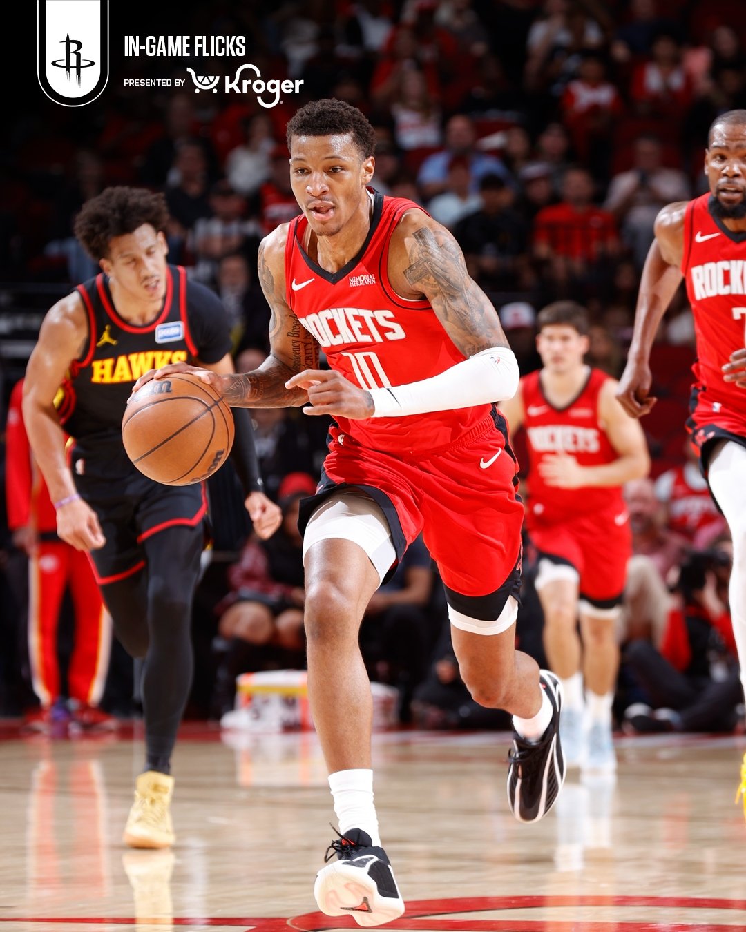 三节比赛结束！火箭101-76老鹰！老鹰vs火箭休斯顿火箭