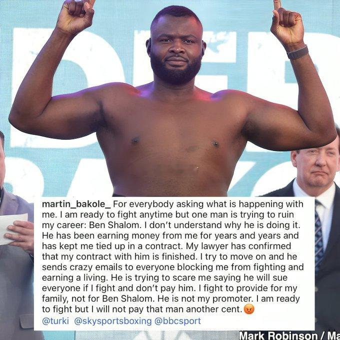 拳坛速递 🚨 马丁-巴克莱（Martin Bakole）炮轰 本-沙洛姆（Be