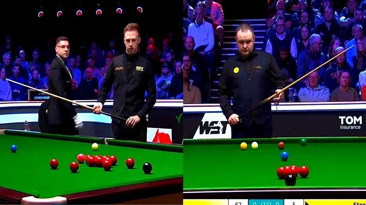 斯佳辉这场6比0的碾压式胜利，堪称斯诺克赛场上的“闪电战”。不到两小时结束战斗，