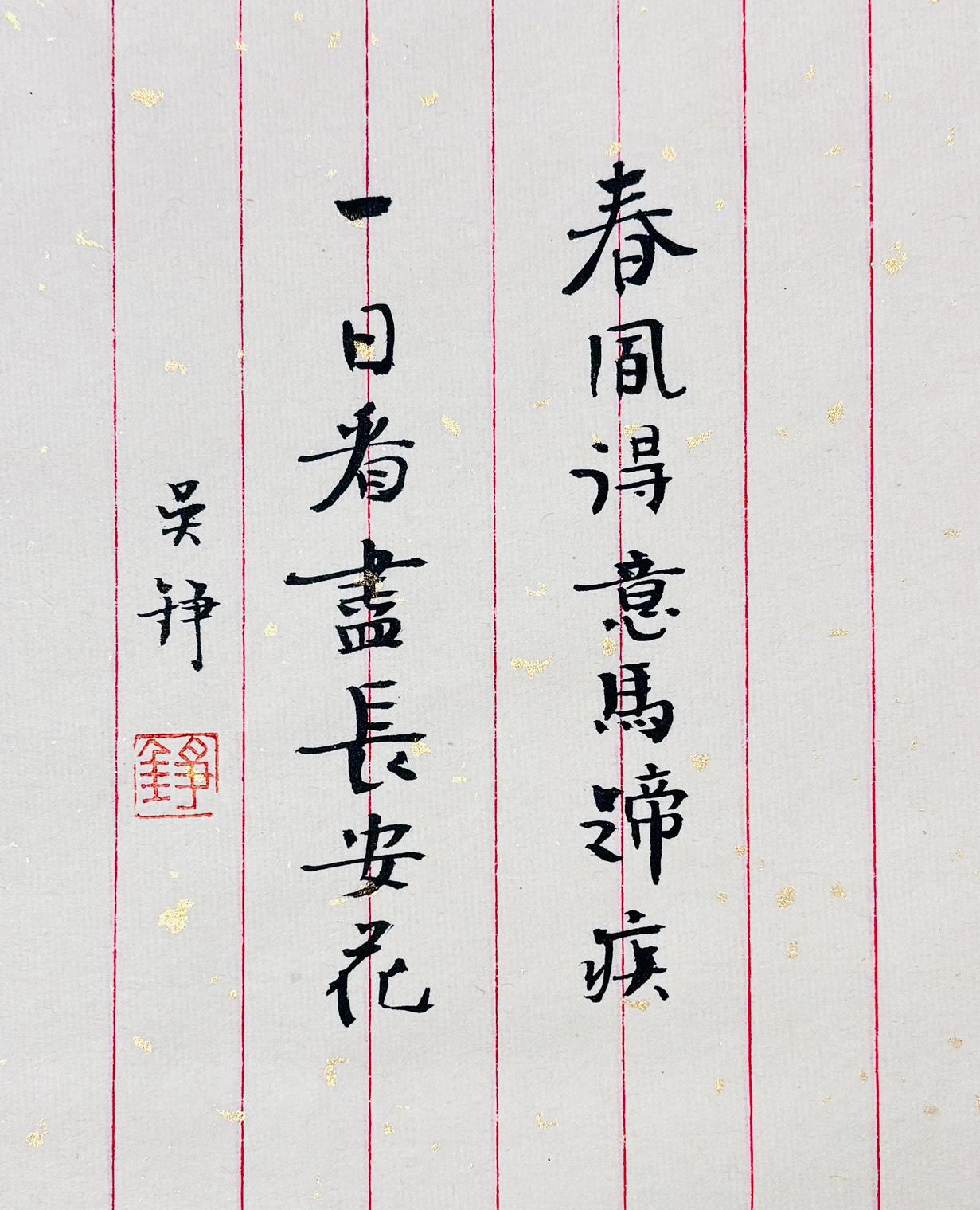 春风得意马蹄疾，一日看尽长安花