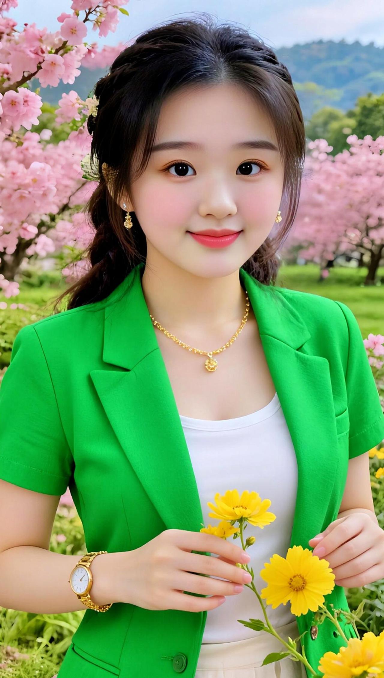 管你绿不绿 自己穿着好看就行 抖音玩法合伙