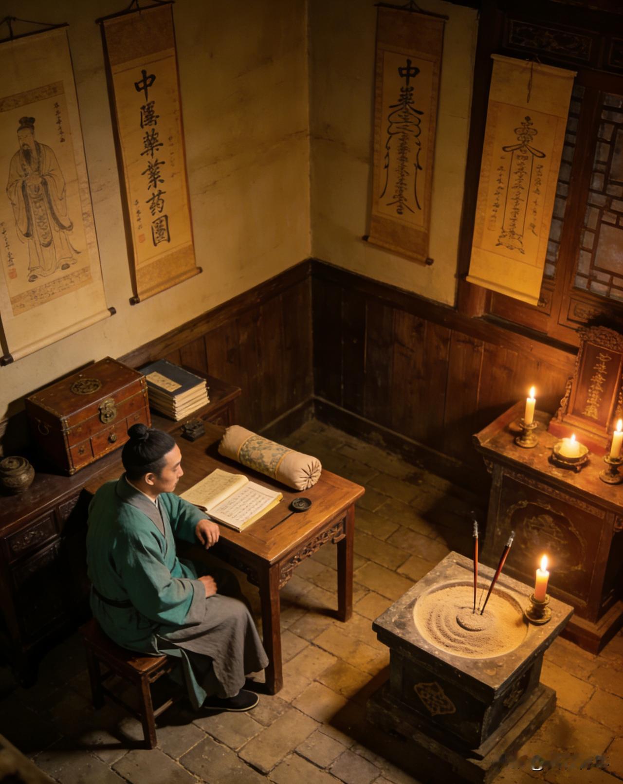 我有一个朋友叫倪子枚，是行医的，他家里设了个吕仙的乩坛，大概是遇到疑难杂症求仙问