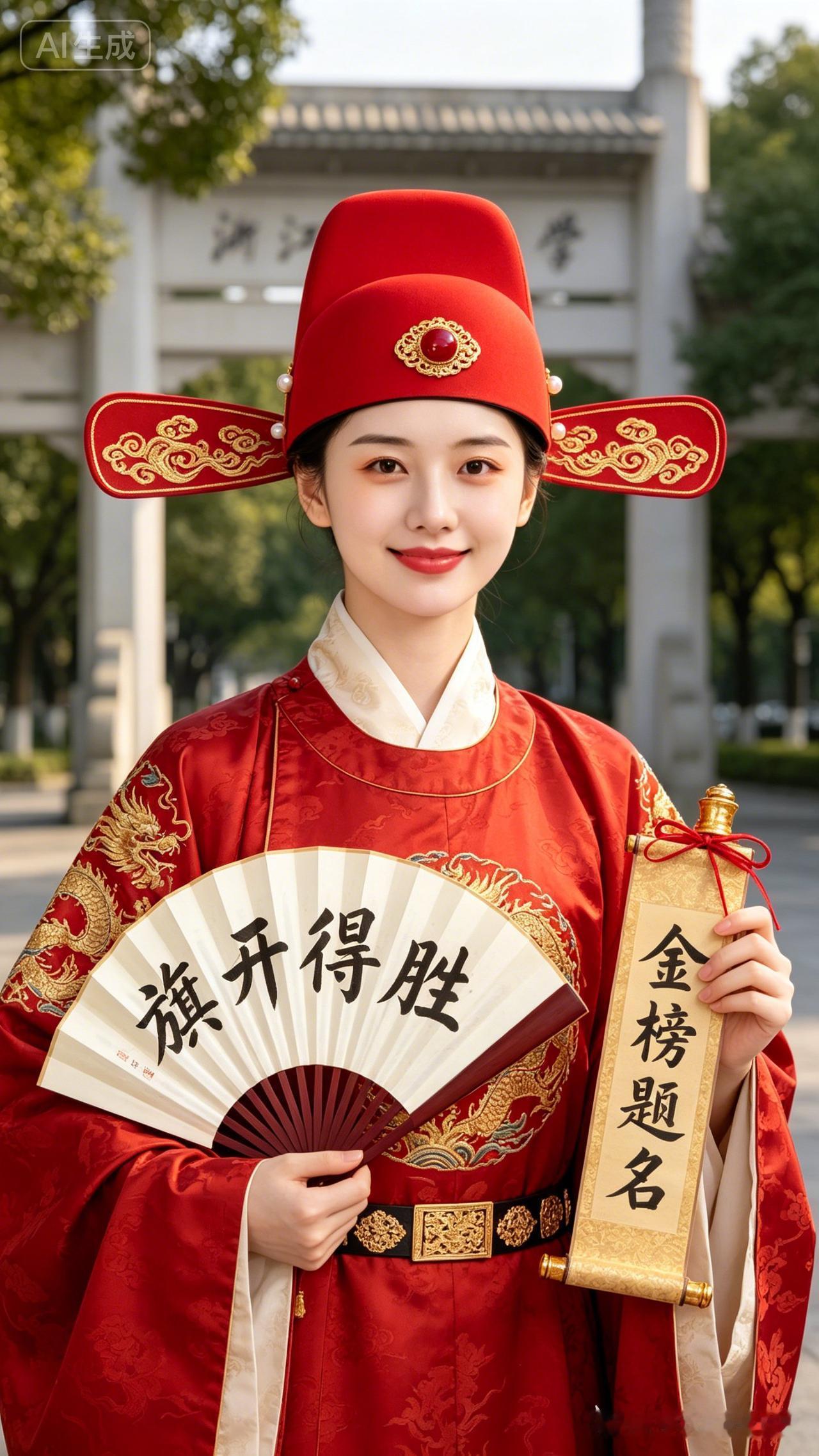 旗开得胜，金榜题名，祝贺，祝贺！🎉🎉🎉