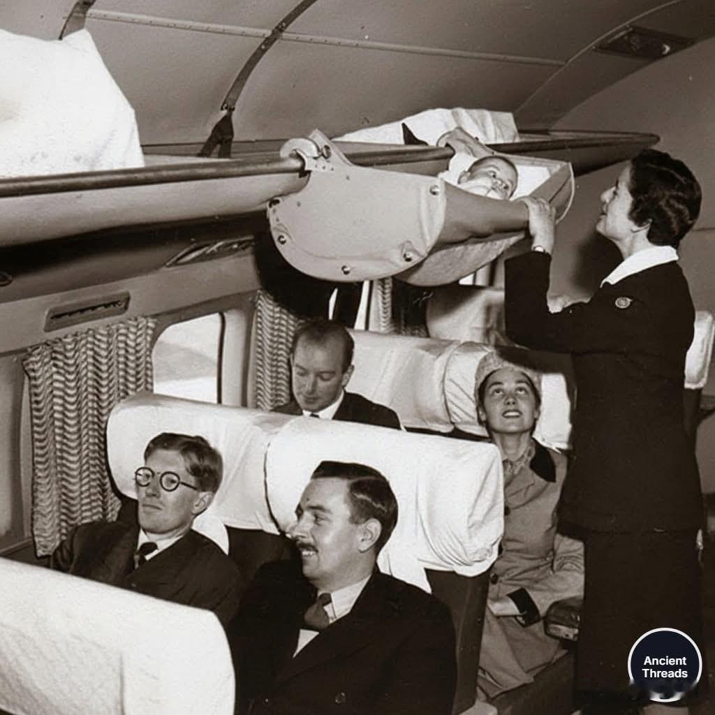 20世纪60年代，婴儿是如何乘坐飞机旅行的？

20 世纪 60 年代航空公司为