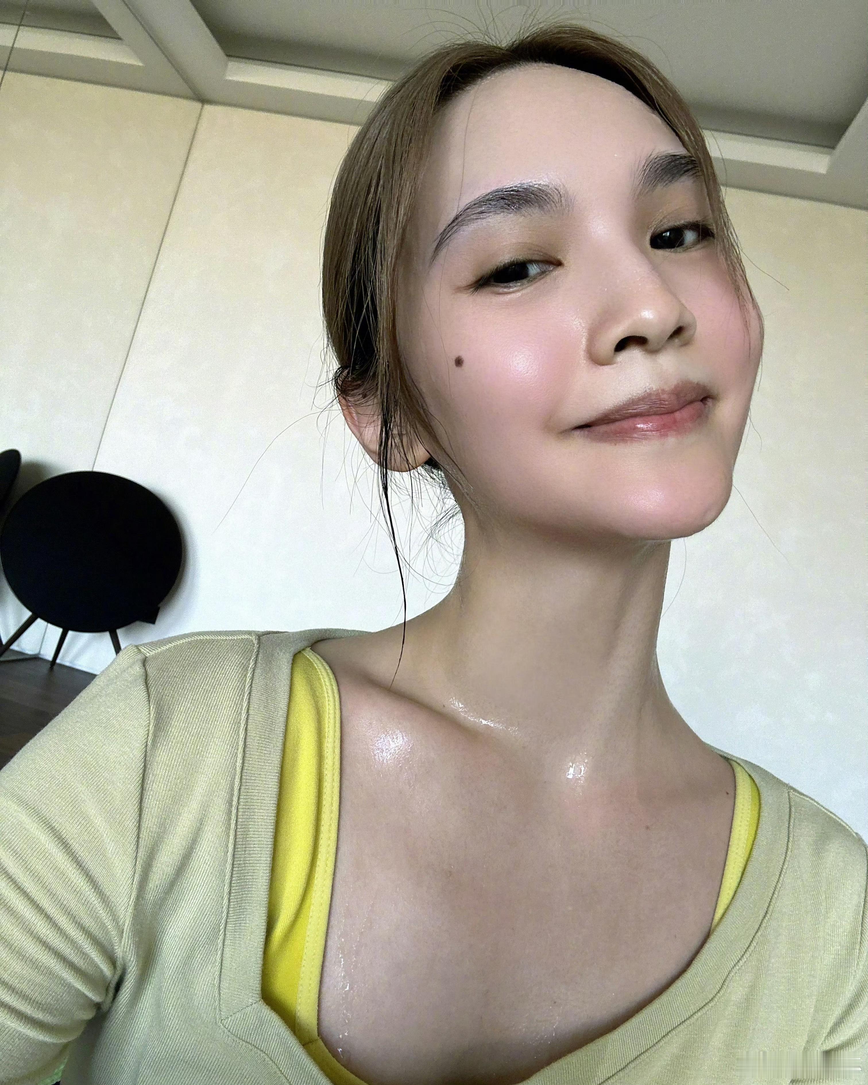 杨丞琳减肥餐杨丞琳香汗淋漓 