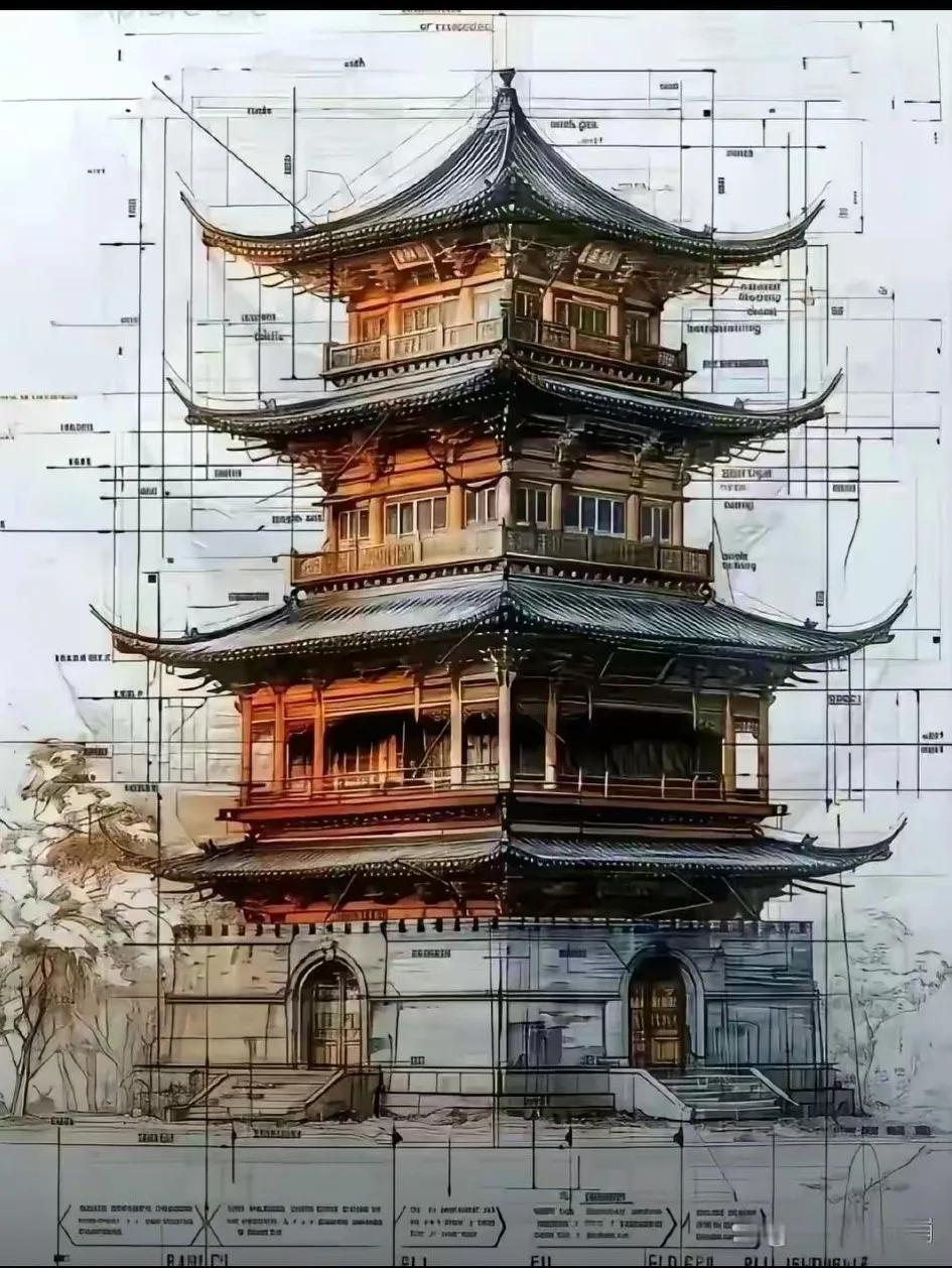 林徽因作为民国才女，与丈夫梁思成更是新中国建筑行业的奠基者和开拓者。

下面这个