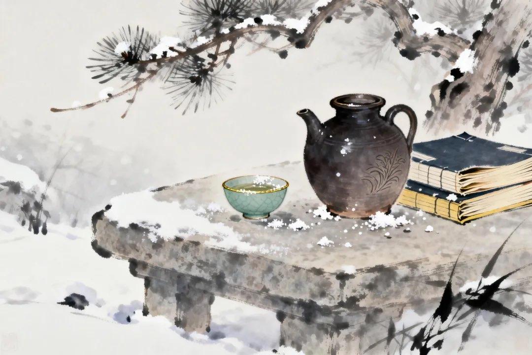 清江引·心境自守
老来自觉尘缘了，
休管人间闹。
春至念花时，
心寄花枝俏。
清