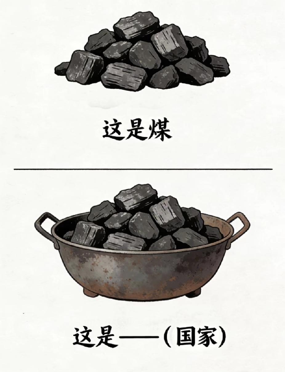 煤放在锅里，猜一个国家！