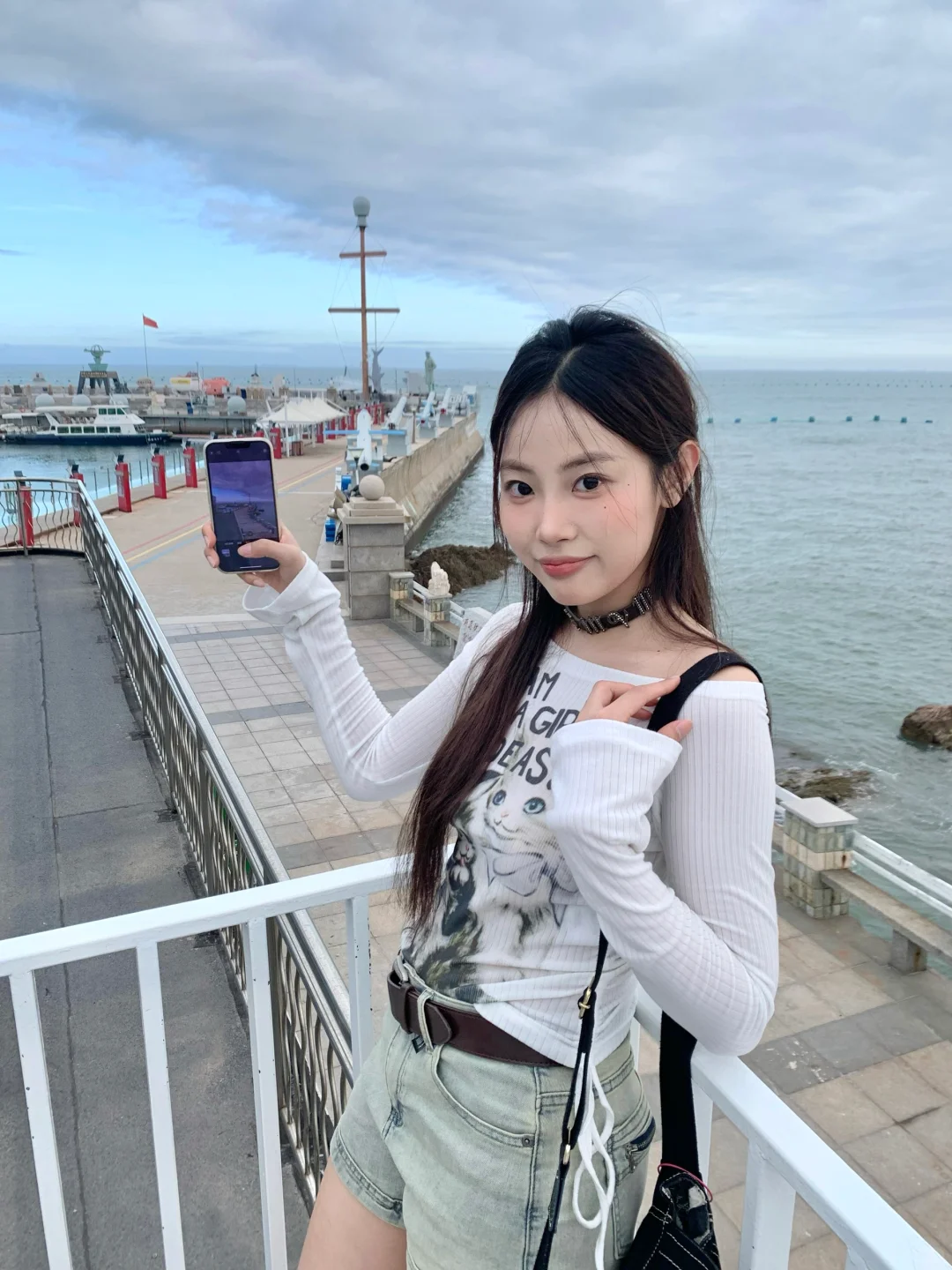 可以相信青岛雨后的海边🌊