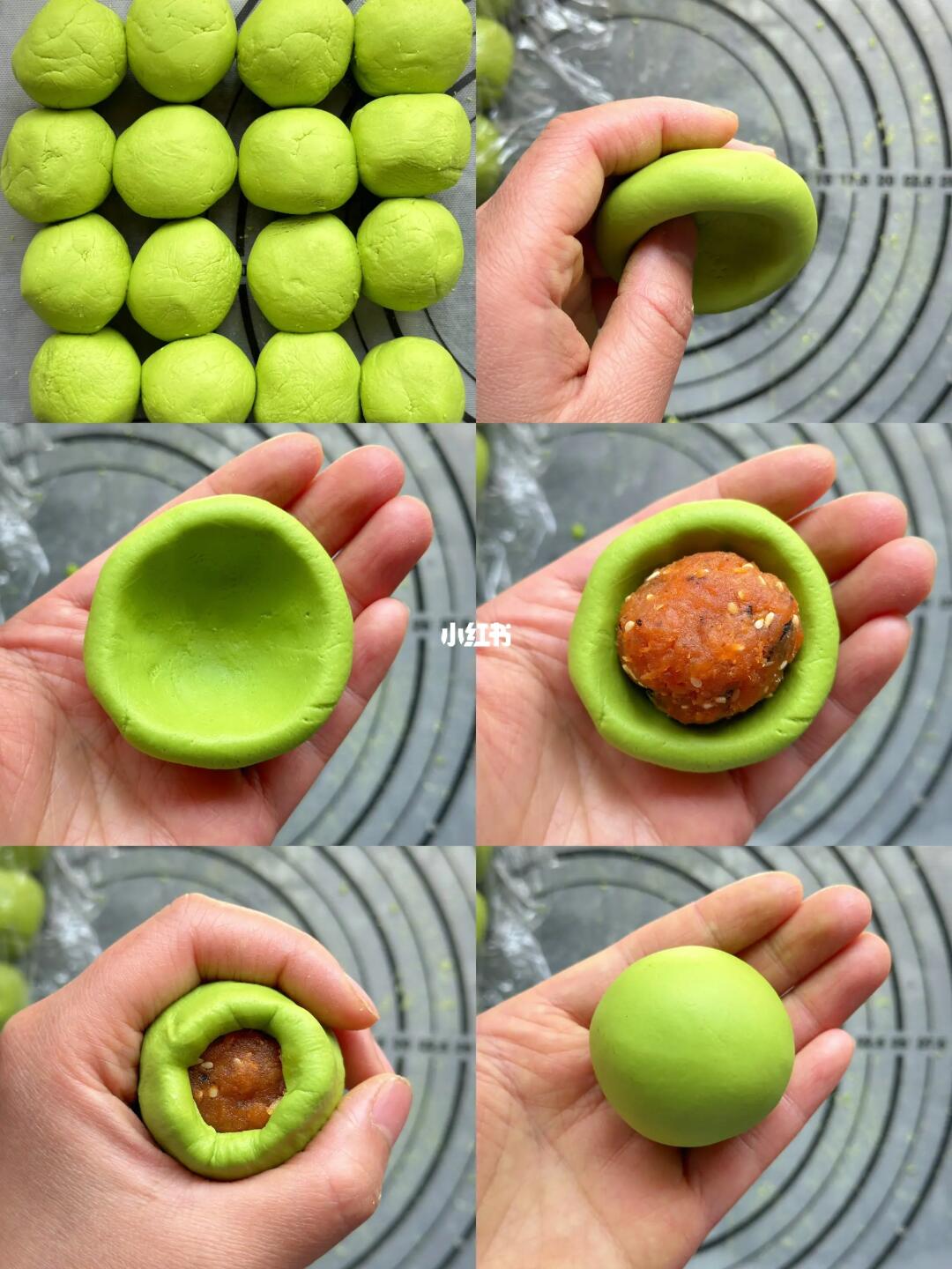 糯叽叽的青团来啦！超经典的两种口味～巨好吃