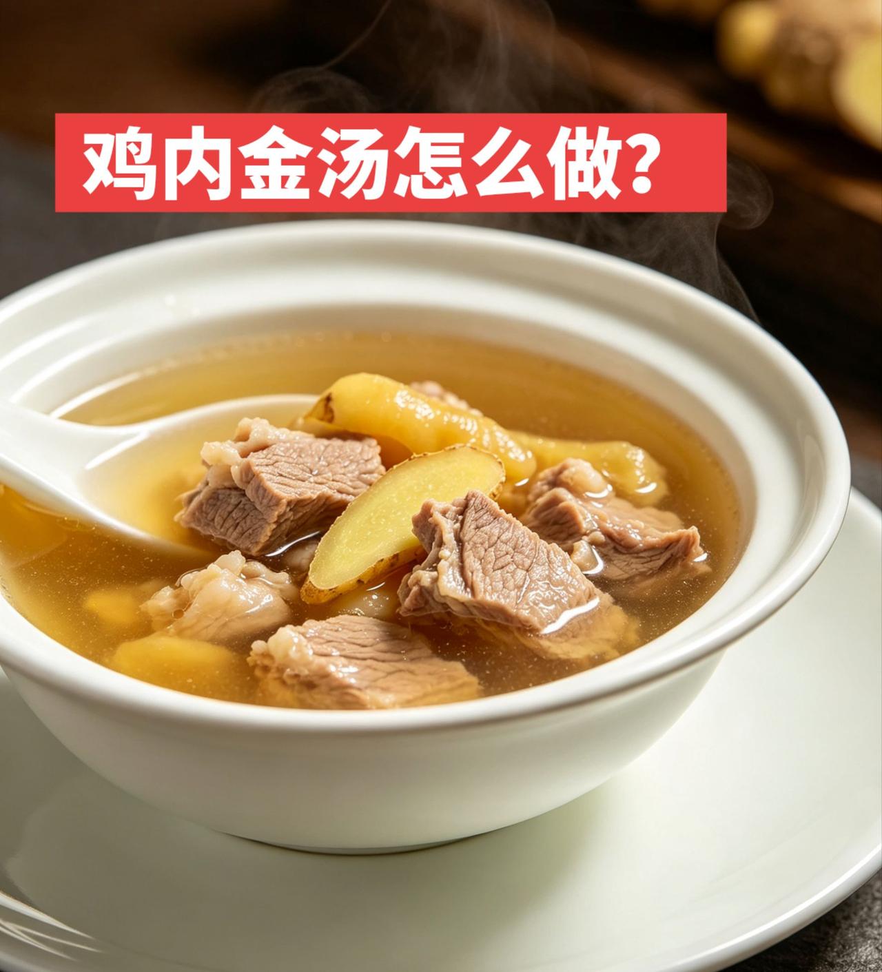 鸡内金汤做法？食材（2人份）
 
- 干鸡内金 3g（建议提前干炒去腥，炒至微黄
