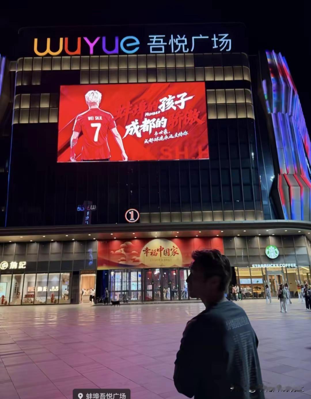 我会永远在你身边陪着你，成都球迷永远是你最坚强的后盾韦世豪 足球 成都蓉城 中超