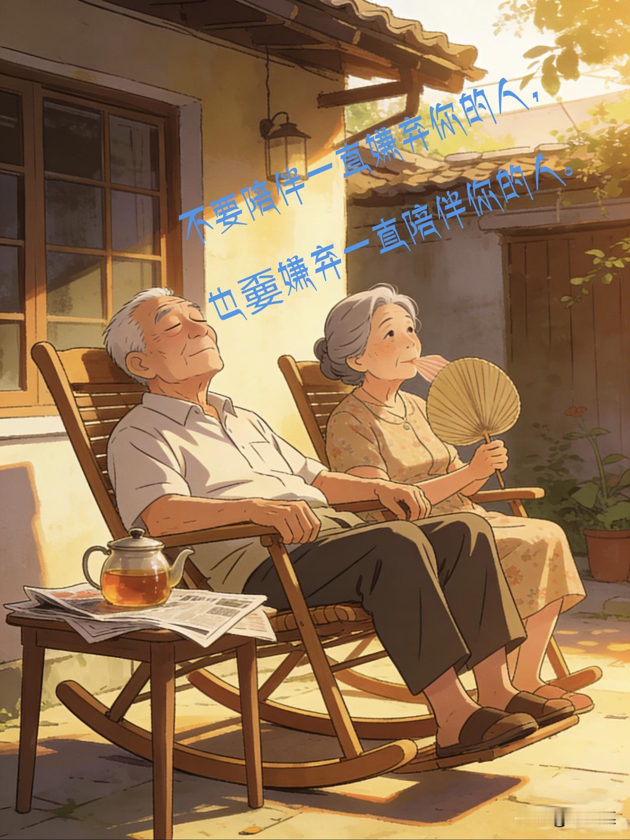 这个道理越早明白越好，不信你好好琢磨琢磨：“不要陪伴一直嫌弃你的人，也嫑嫌弃一直