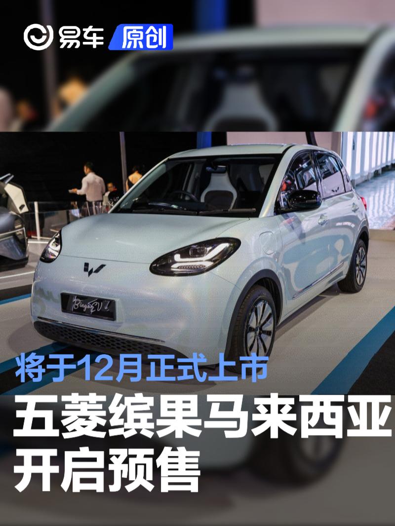 五菱缤果马来西亚开启预售 将于12月正式上市