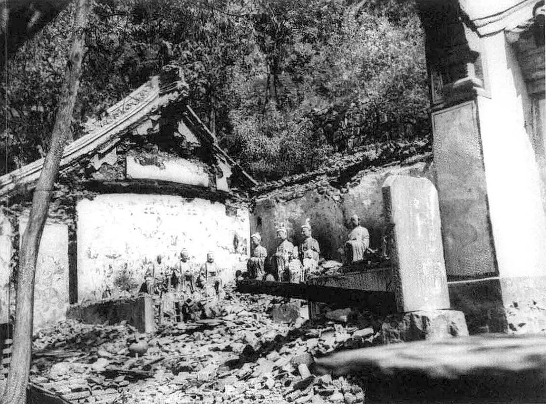 1943年日军对晋察冀边区的“秋季大扫荡”中，河北省阜平县西庄的普佑寺被日军焚毁