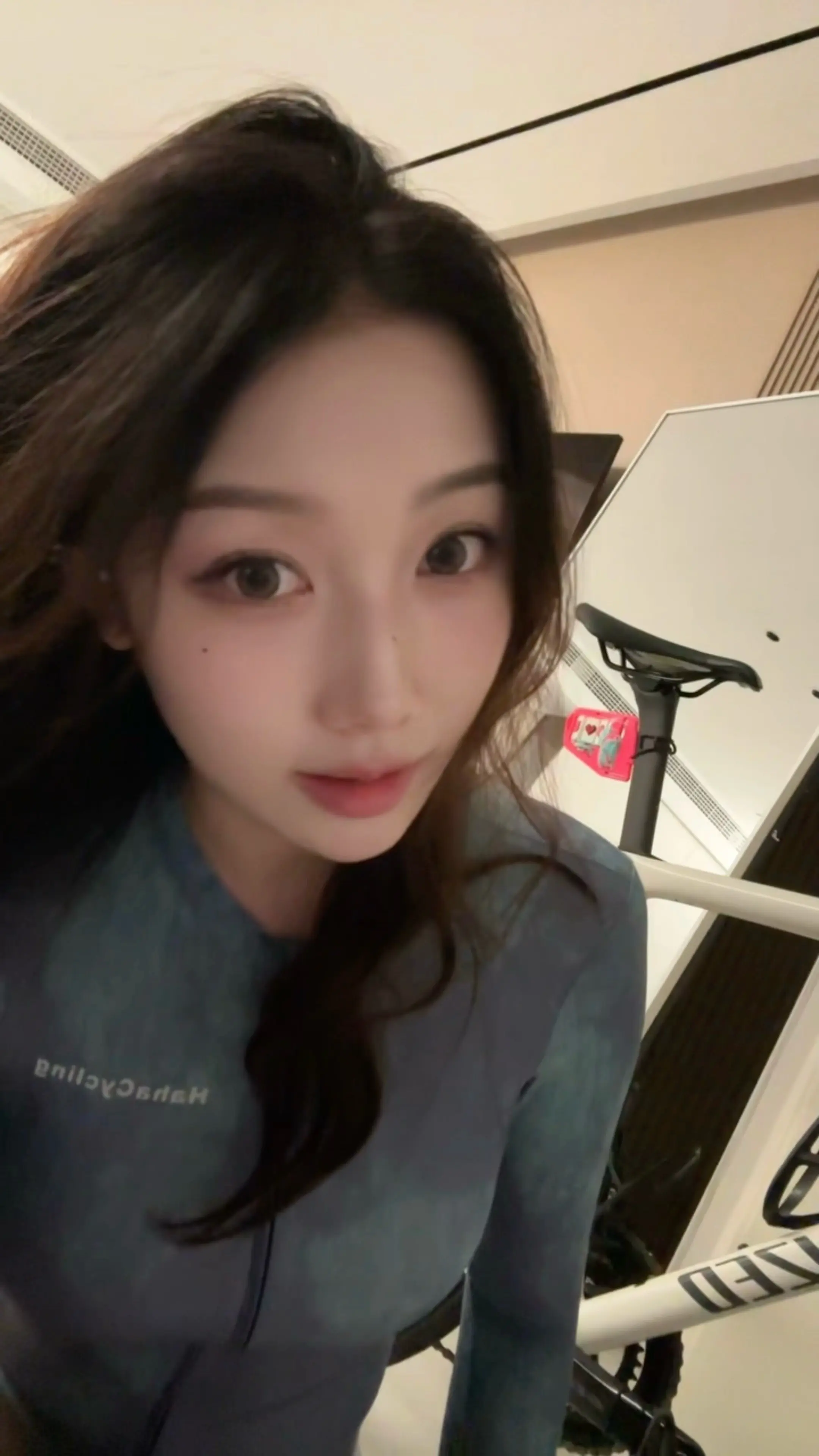 每天不是骑车就是锻炼