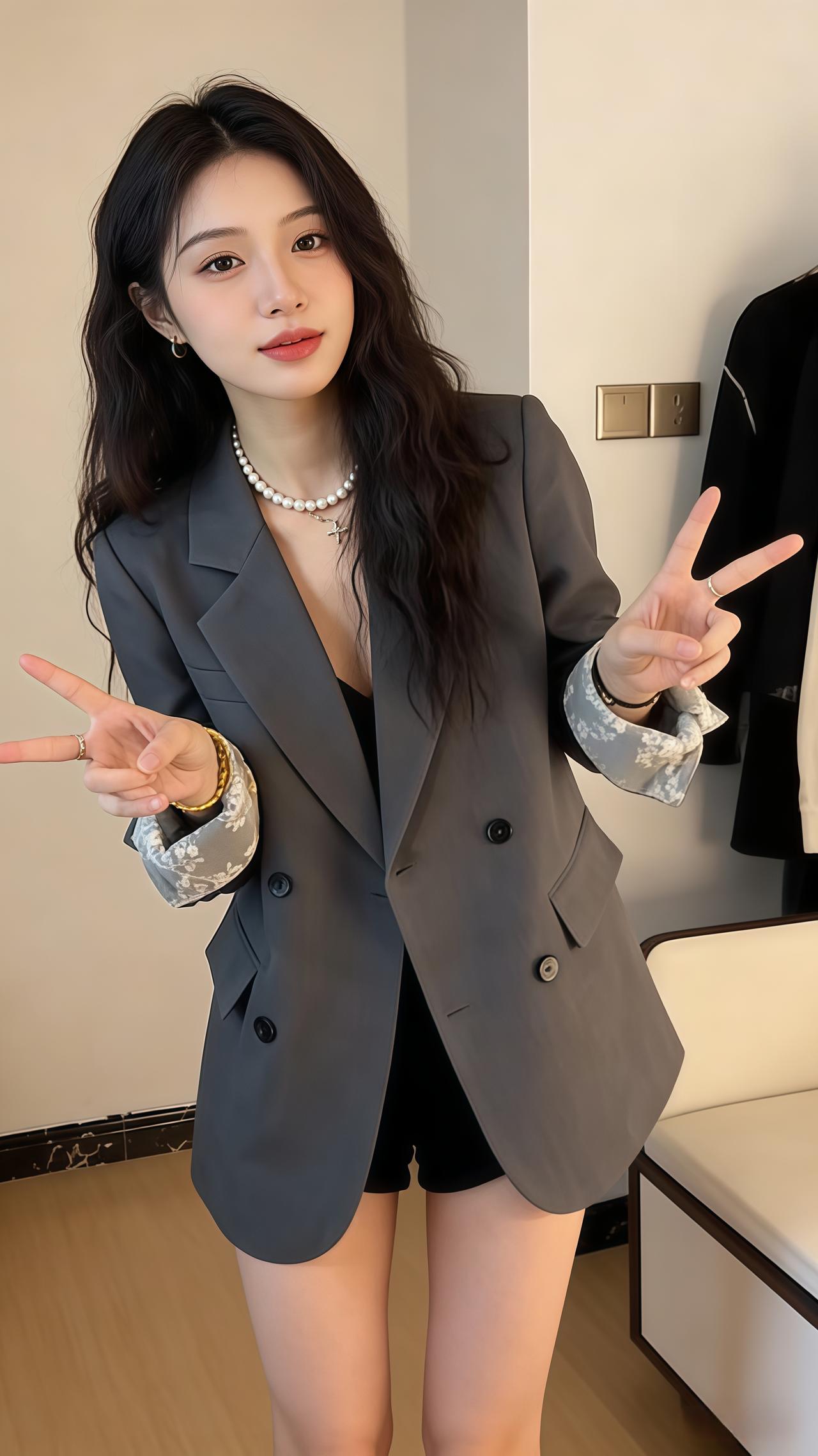 交出你的春日ootd 西装韩系穿搭穿搭 ootd穿搭