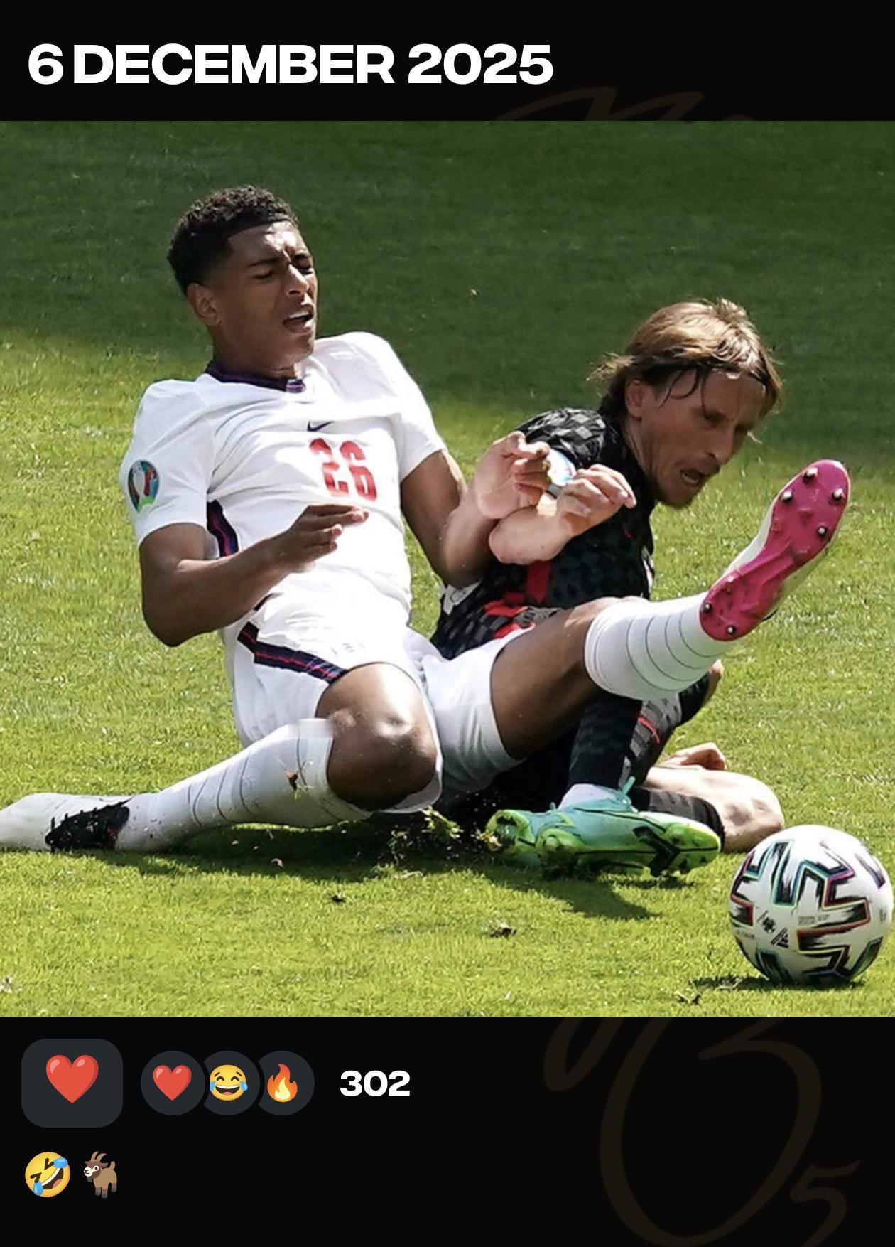 第一次大赛出场就是欧洲杯小组赛第一场对阵克罗地亚🐐贝林厄姆jb5app