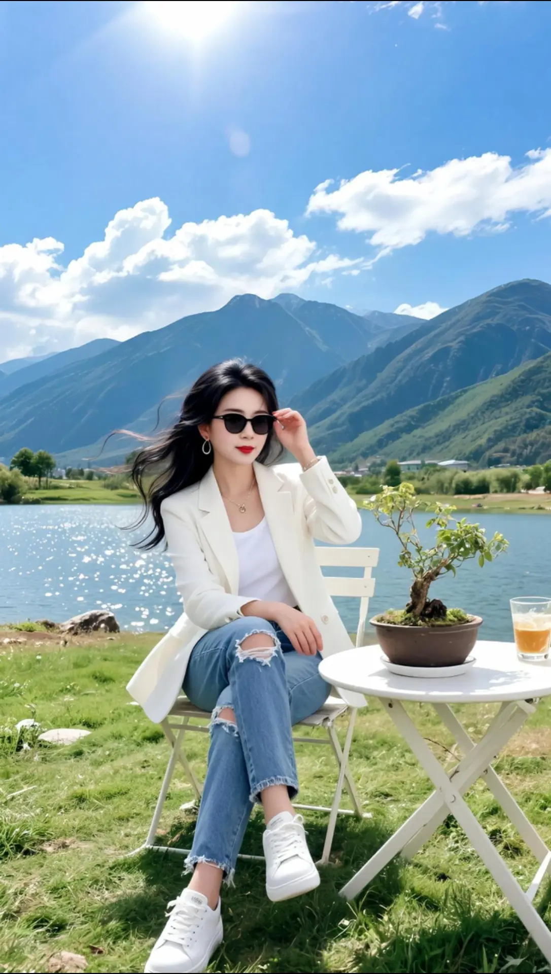 AI酷飒户外写真 随变ai随便玩