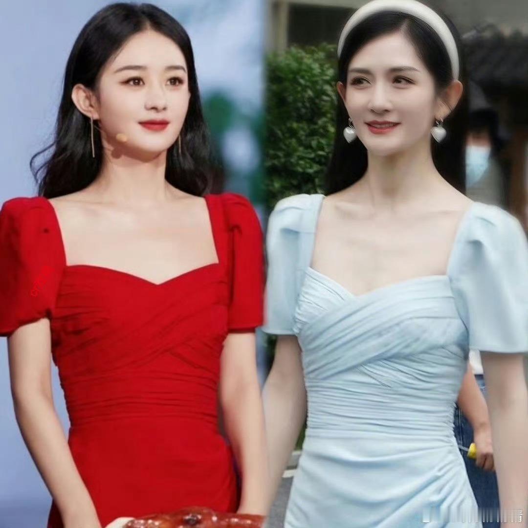 大哥谢娜 二弟赵丽颖撞衫姐妹花好多人给谢娜送花篮