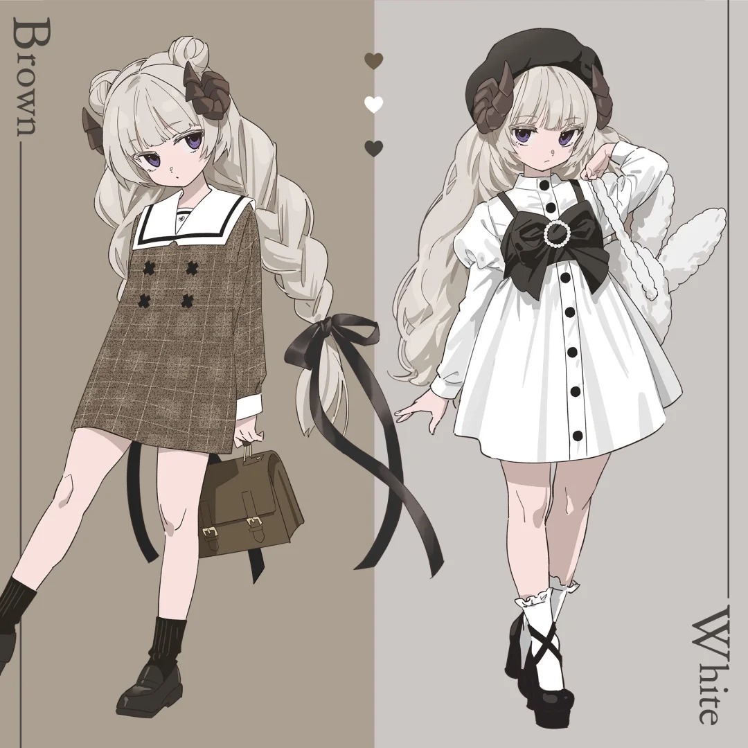 每天认识一位宝藏插画师:もや                  #开学开新谷# 